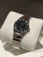 High Quality Replica OMEGA Constellation Collection Silver strap Different Colors Face Dial Silver Ceramic Bezel Lady Watch 28mm